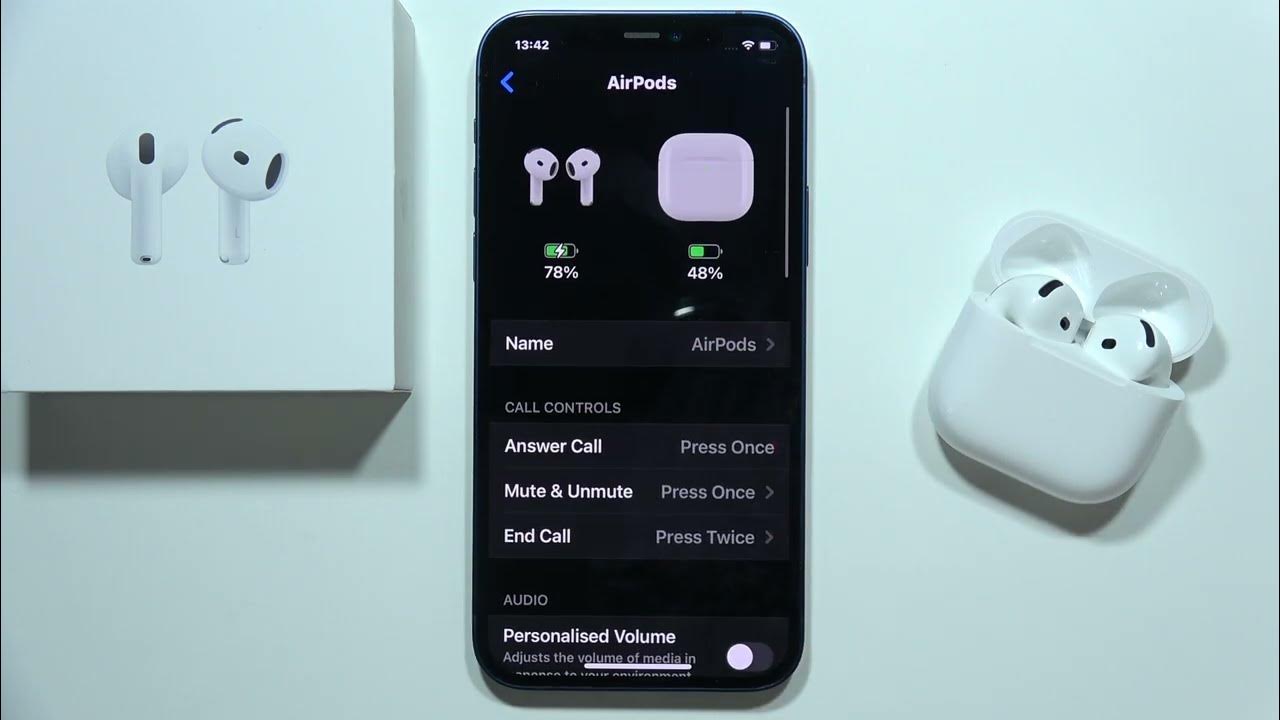 AirPods 4 mit aktiver Geräuschunterdrückung